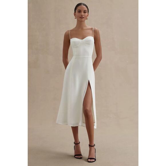 Reformation Juliette Dress White US 4 - Picture 1 of 11